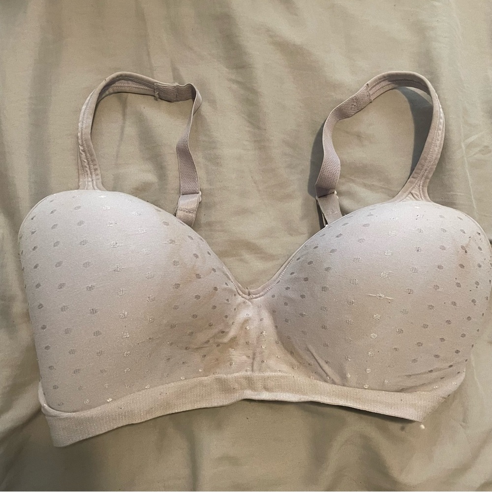 Polka Dot Bra with Adjustable Straps